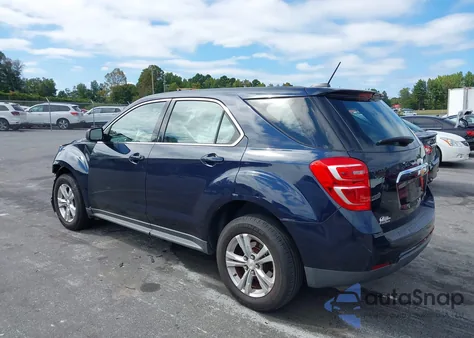 2016 Chevrolet Equinox Ls из США, поврежденный, VIN 2GNALBEK9G1134531